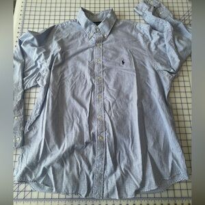 ✨Ralph Lauren Blue Gingham Men's Shirt✨